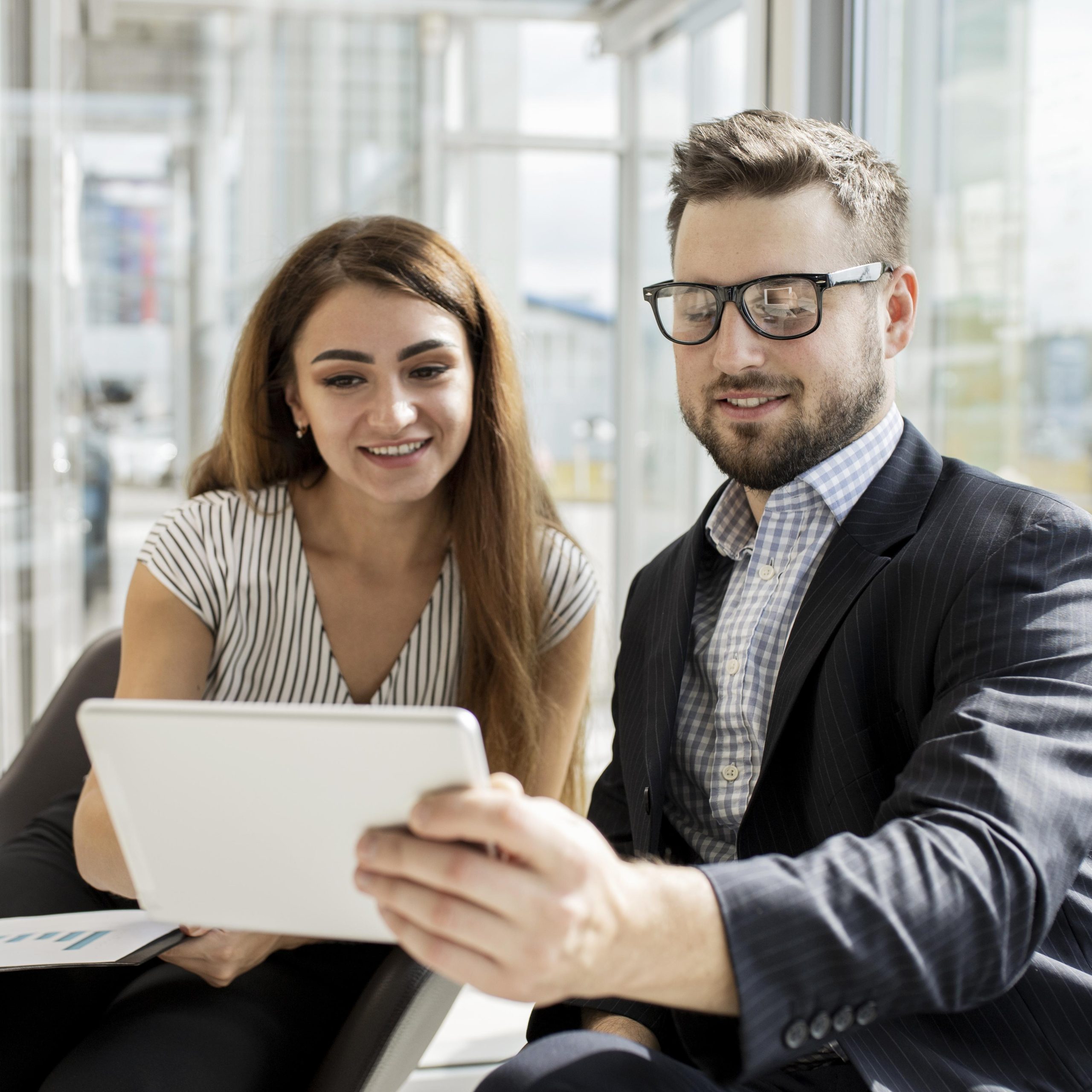 Employment solicitor reviewing a settlement agreement with an employee